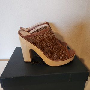 New Never worn Pour La Victoire Mules